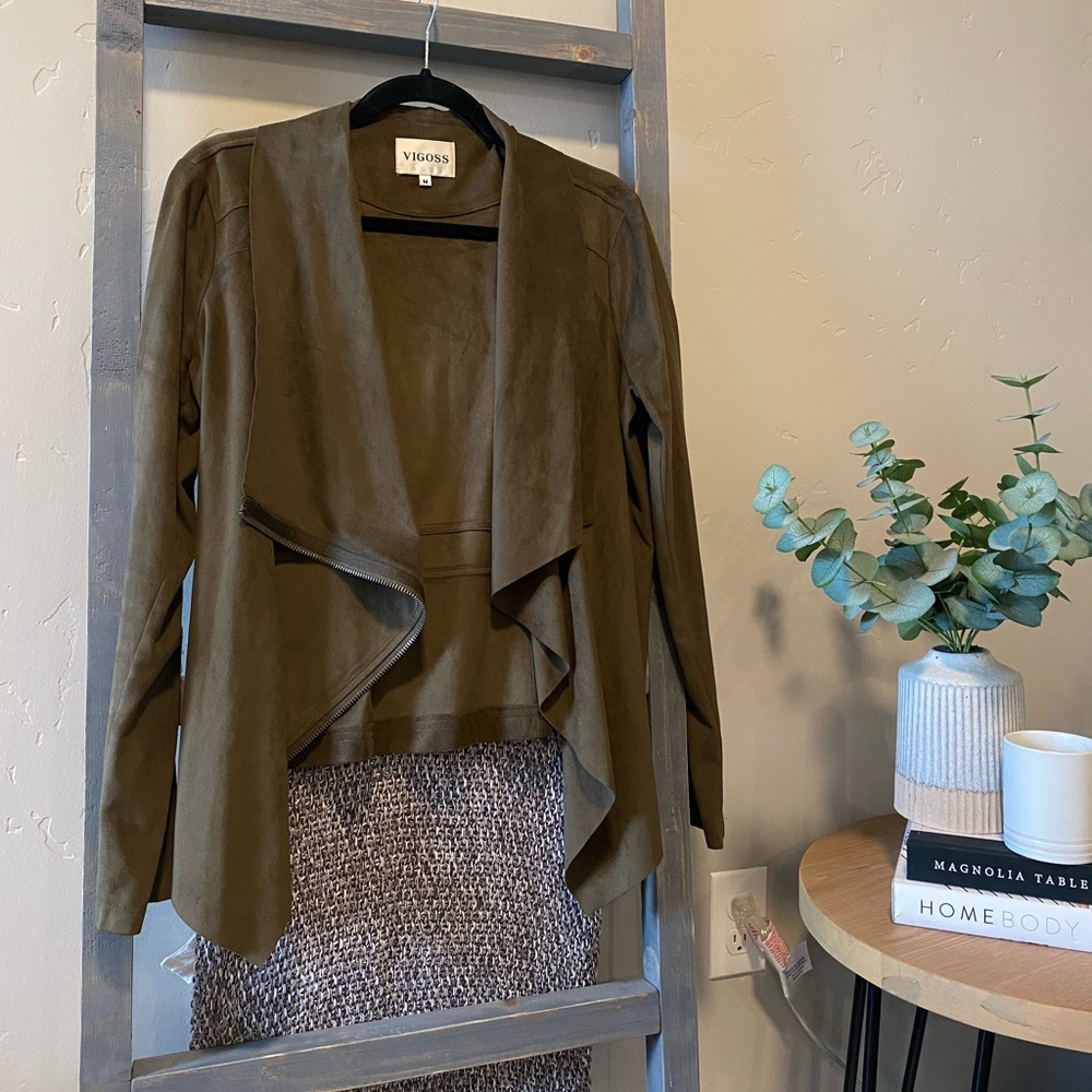 Vigoss Suede business casual jacket.